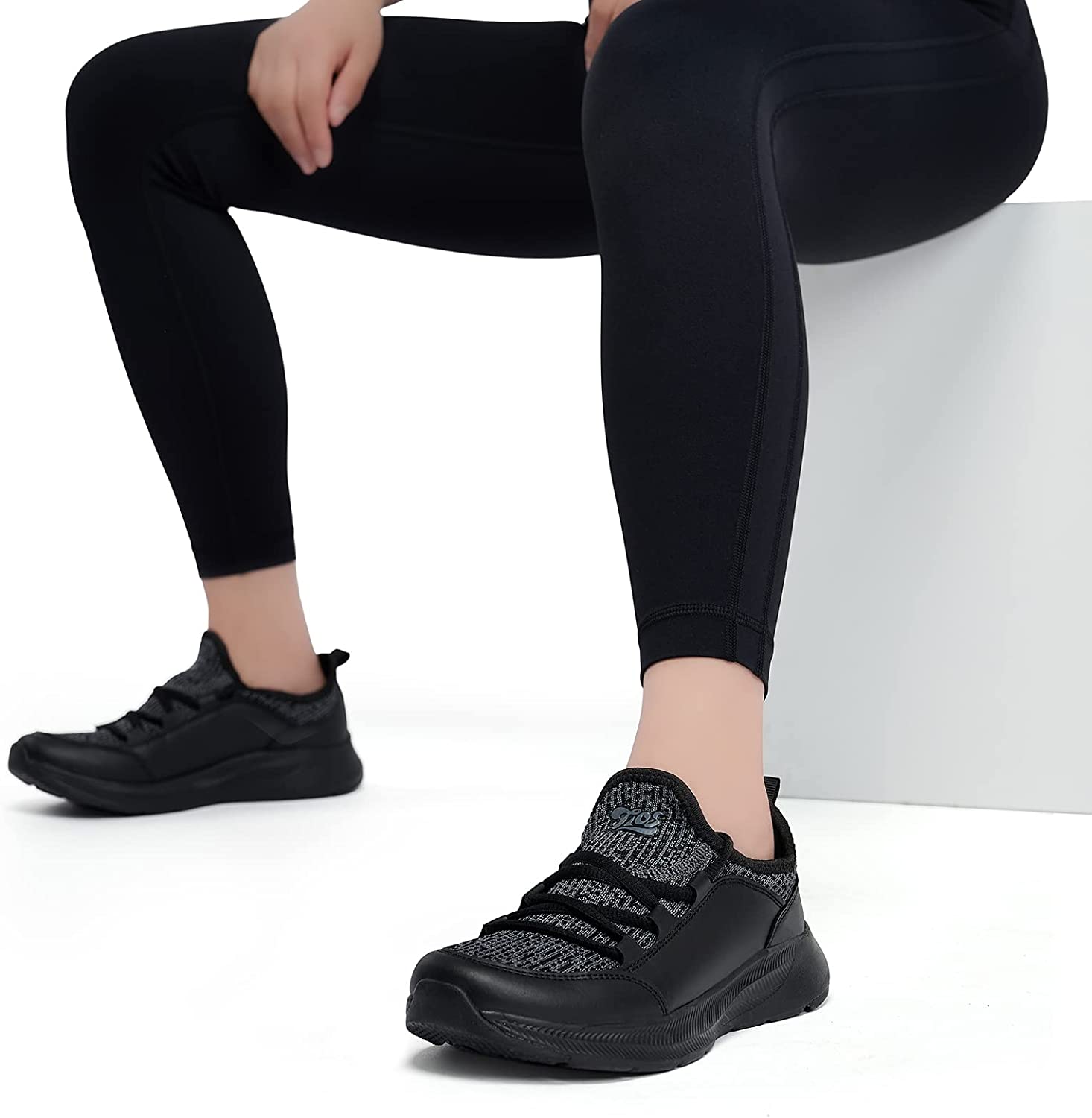 Women Casual Slip-on Walking Tenni Shoes -Comfortable Gym Running Yoga Sneaker