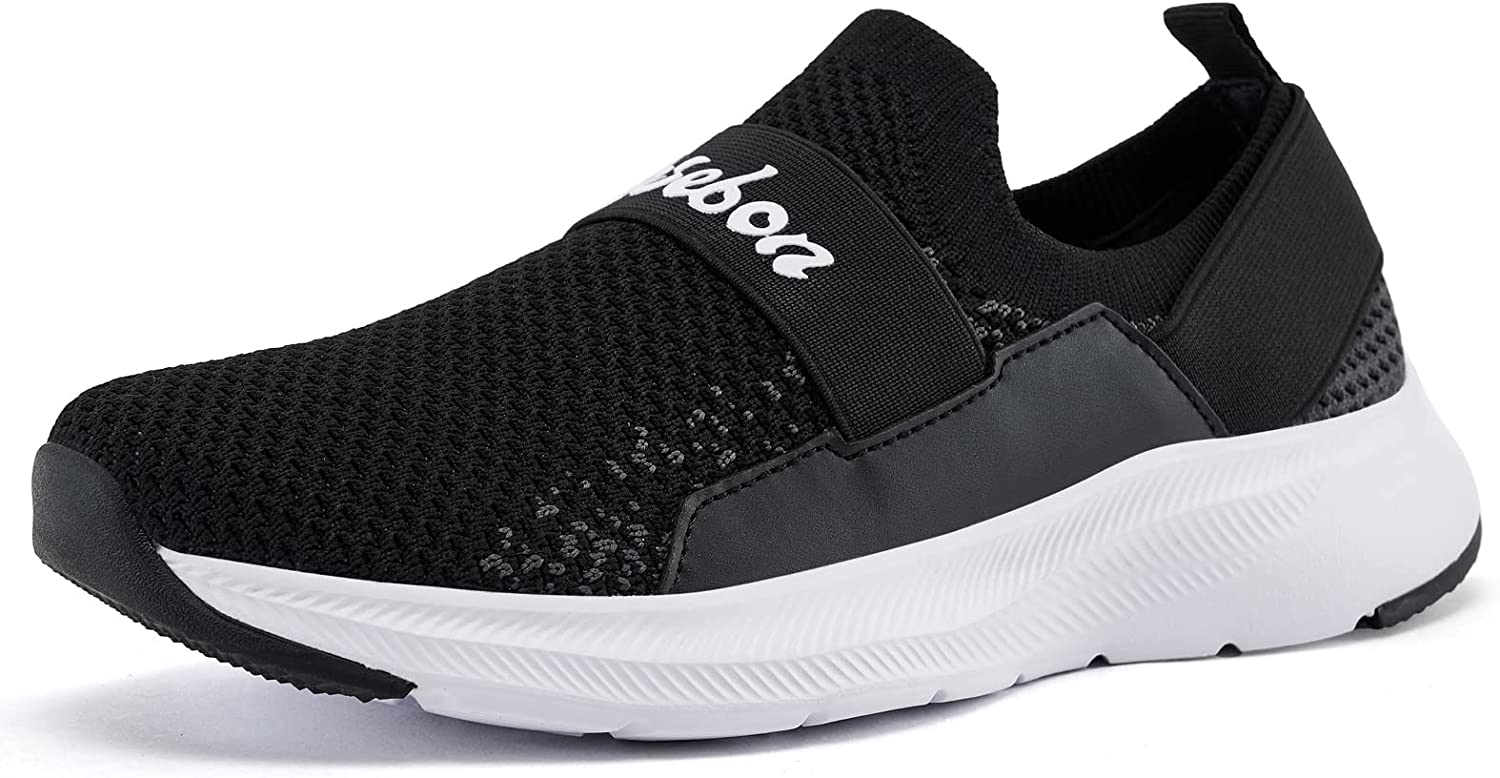 Women Casual Slip-on Walking Tenni Shoes -Comfortable Gym Running Yoga Sneaker