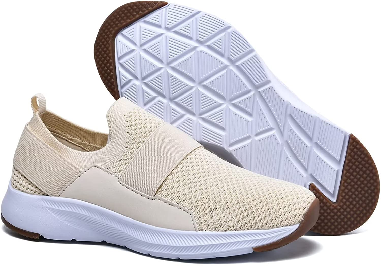 Women Casual Slip-on Walking Tenni Shoes -Comfortable Gym Running Yoga Sneaker