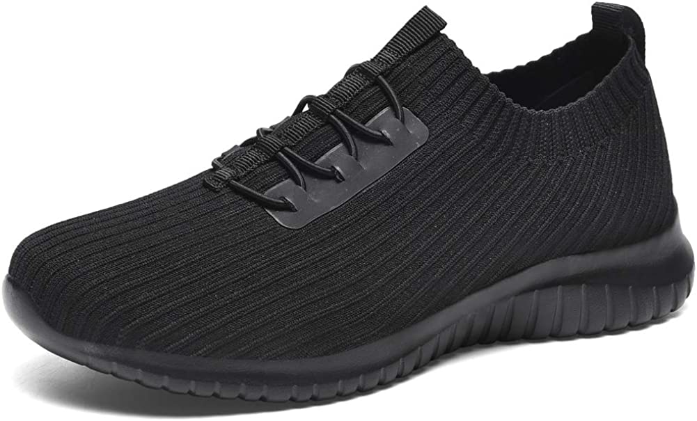 Womens Slip On Sneakers Casual Lightweight Breathable Walking Shoes