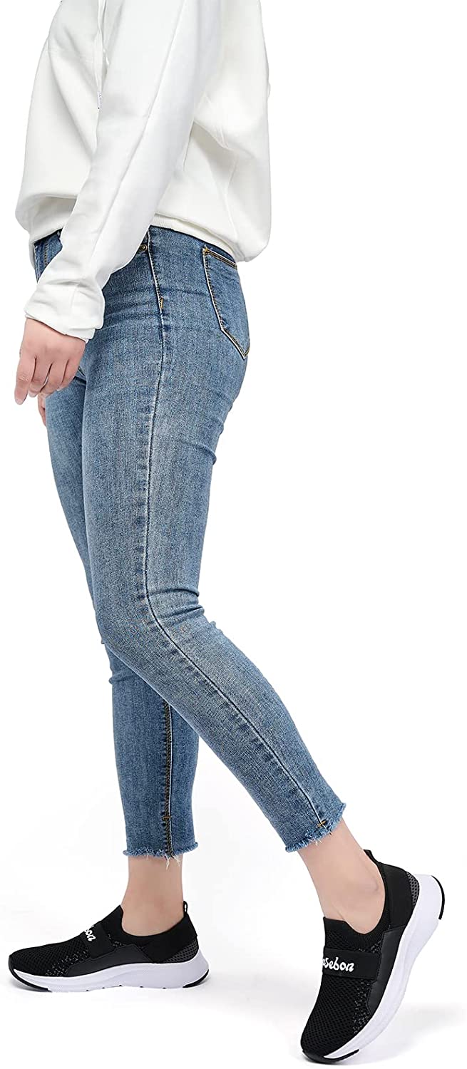 Women Casual Slip-on Walking Tenni Shoes -Comfortable Gym Running Yoga Sneaker