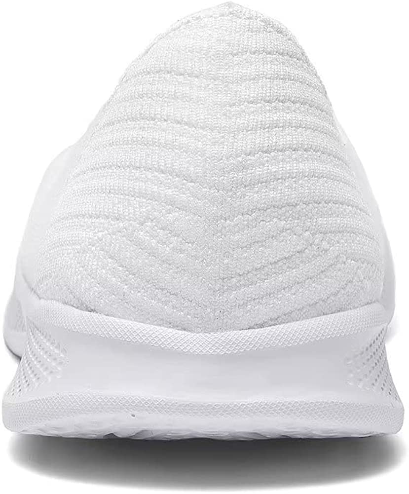 Womens Slip On Walking Shoes Breathable Mesh Casual Flats Shoes Low-Top Lightweight Loafers